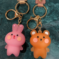 Rabbits Key Chain